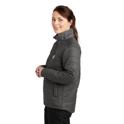 Custom Carhartt Women's Gilliam Jacket - Shadow Heather Side View 