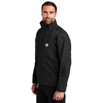 Custom Carhartt Storm Defender Shoreline Jacket - Black Side View 
