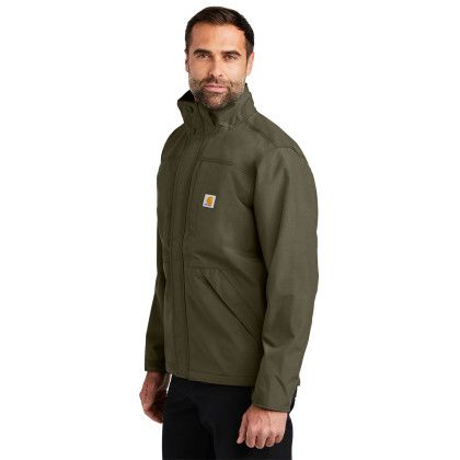 Custom Carhartt Storm Defender Shoreline Jacket - Moss Side View 