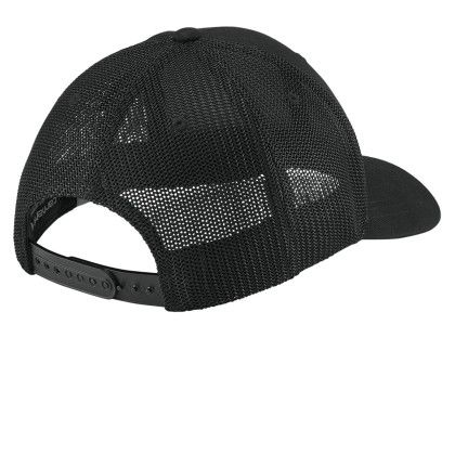 Custom Carhartt Flexfit 110 Mesh Back Cap - Black Back view Custom Carhartt Flexfit 110 Mesh Back Cap - Black Back view