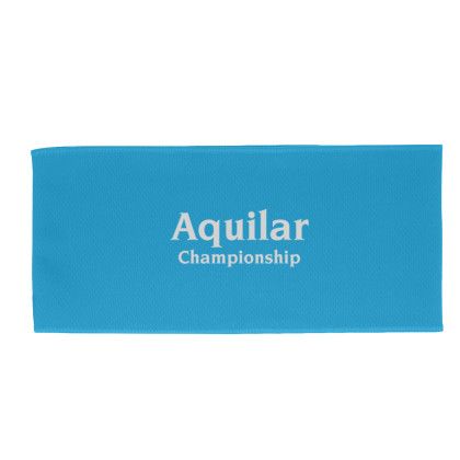 Custom Imprinted 100% RPET Cooling headband - Light Blue