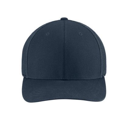 Custom Carhartt Flexfit 110 Mesh Back Cap - Navy Front view Custom Carhartt Flexfit 110 Mesh Back Cap - Navy Front view