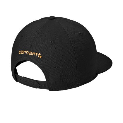 Custom Carhartt Ashland Cap - Black Back view Custom Carhartt Ashland Cap - Black Back view