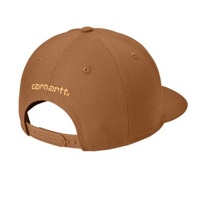 Custom Carhartt Ashland Cap - Carhartt Brown Back view Custom Carhartt Ashland Cap - Carhartt Brown Back view