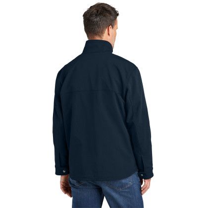 Custom Carhartt Super Dux Soft Shell Jacket - Navy Back View 