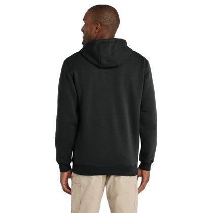 Custom Carhartt Midweight Hooded Zip-Front Sweatshirt - Black Back view