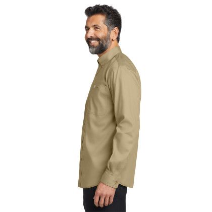 Custom Carhartt Rugged Professional Series Long Sleeve Shirt - Dark khaki Side view