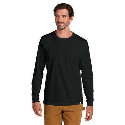 Custom Carhartt Long Sleeve T-Shirt - Black Front view