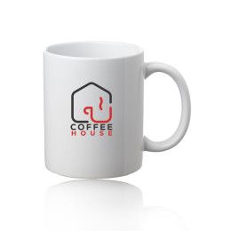 White Traditional 11 oz Ceramic Mug