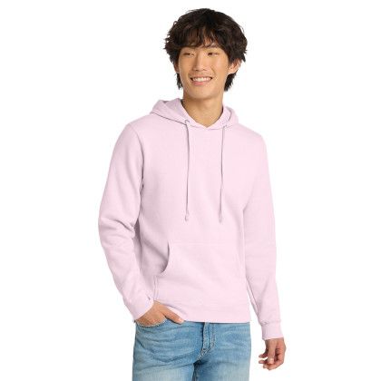 Custom District V.I.T. Fleece Hoodie - Carnation Pink Front view Custom District V.I.T. Fleece Hoodie - Carnation Pink Front view