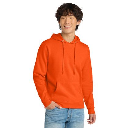 Custom District V.I.T. Fleece Hoodie - S.Orange Front view Custom District V.I.T. Fleece Hoodie - S.Orange Front view