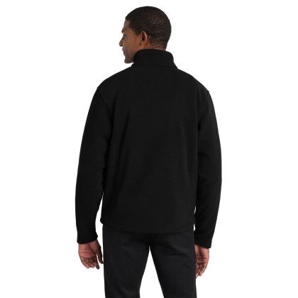 Custom Port Authority Value Fleece 1/4-Zip Pullover - Black Back view Custom Port Authority Value Fleece 1/4-Zip Pullover - Black Back view