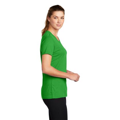 Custom Nike Women's Team RLegend Tee - Apple Green Side view Custom Nike Women's Team RLegend Tee - Apple Green Side view
