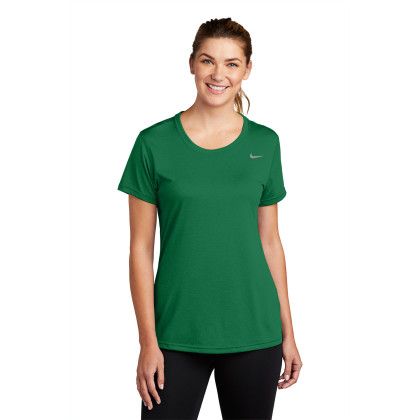 Custom Nike Women's Team RLegend Tee - Groge Green Front view Custom Nike Women's Team RLegend Tee - Groge Green Front view