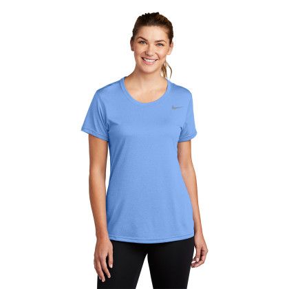 Custom Nike Women's Team RLegend Tee - Valor Blue Front view Custom Nike Women's Team RLegend Tee - Valor Blue Front view