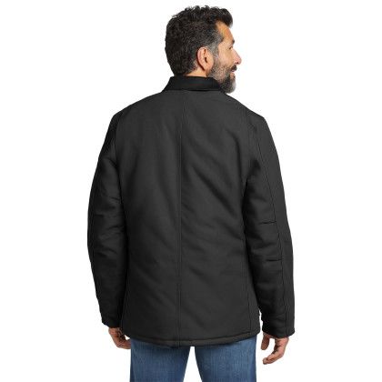 Custom Carhartt Duck Traditional Coat - Black Back view Custom Carhartt Duck Traditional Coat - Black Back view