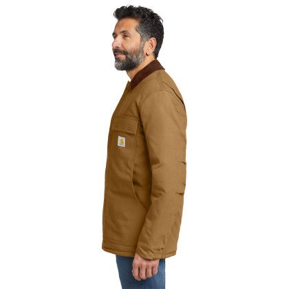Custom Carhartt Duck Traditional Coat - Carhartt Brown Side view Custom Carhartt Duck Traditional Coat - Carhartt Brown Side view