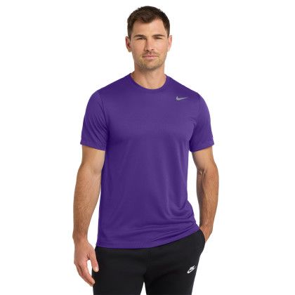 Custom Nike Team RLegend Tee - Court Purple Front view Custom Nike Team RLegend Tee - Court Purple Front view