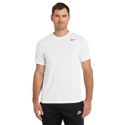 Custom Nike Team RLegend Tee - White Front view Custom Nike Team RLegend Tee - White Front view