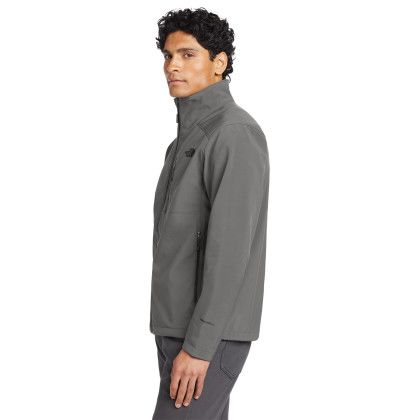 Custom The North Face Apex Barrier Soft Shell Jacket - Asphalt Side view