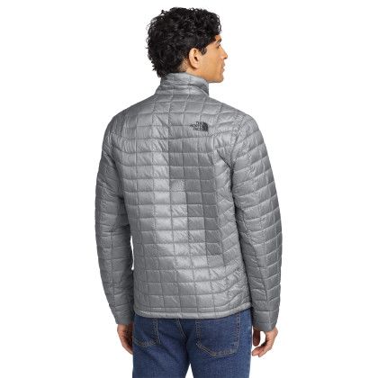 Custom The North Face ThermoBall Trekker Jacket - Mid Grey Back view Custom The North Face ThermoBall Trekker Jacket - Mid Grey Back view