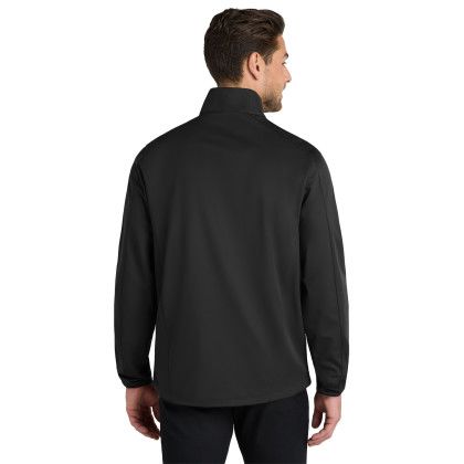 Custom Port Authority Active Soft Shell Jacket - Deep Black Back view