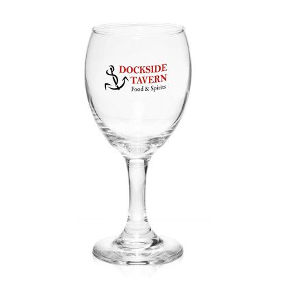 Custom 8.5 oz Aragon Wine Glasses - Clear 