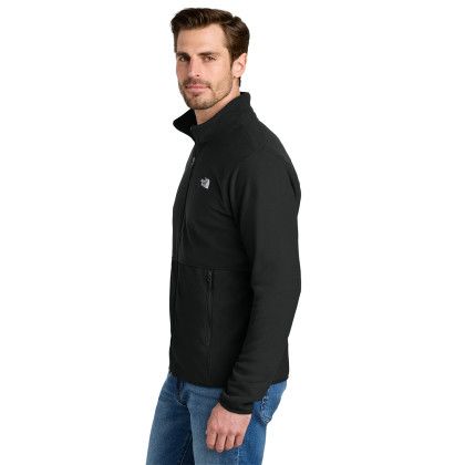 Custom The North Face Glacier Full-Zip Fleece Jacket - TNF Black Side view