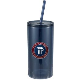 Custom Marly Recycled Acrylic Tumbler 16 oz - Nightfall Blue