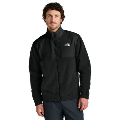 Custom The North Face Highest Peak Full-Zip Fleece Jacket - TNF Black Front view