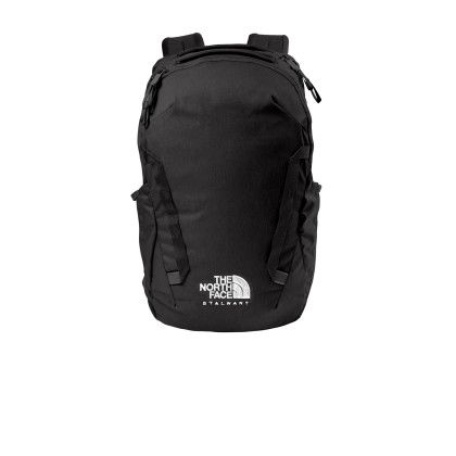 Custom The North Face Stalwart Backpack - TNF Black Front view