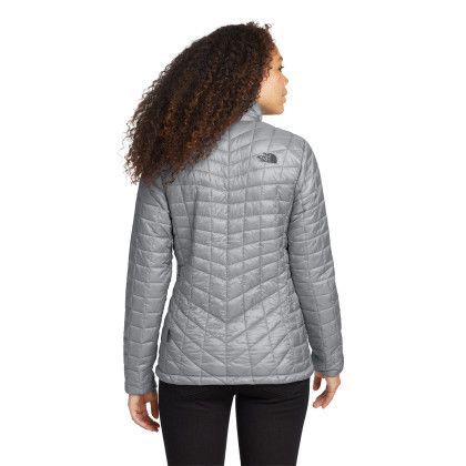 Custom The North Face Women's ThermoBall Trekker Jacket - Mid Grey Back view Custom The North Face Women's ThermoBall Trekker Jacket - Mid Grey Back view