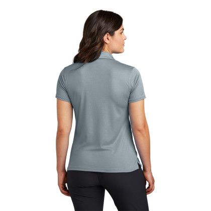 Custom Nike Women's Victory Solid Polo - Cool Grey Back view