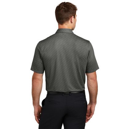 Custom Nike Vapor Dash Polo - Anthracite Back view