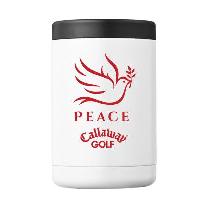 Custom Holiday 12 oz 2-in-1 Can Holder & Tumbler - Peace