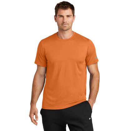 Custom Nike Swoosh Sleeve RLegend Tee - Desert Orange Front view Custom Nike Swoosh Sleeve RLegend Tee - Desert Orange Front view