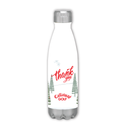 Custom Holiday Thank You Swiggy 16 oz. Stainless Steel Bottle