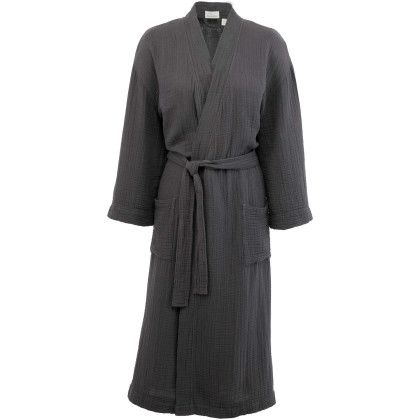 Custom Wellable Cotton Robe - Grey Storm Front Custom Wellable Cotton Robe - Grey Storm Front