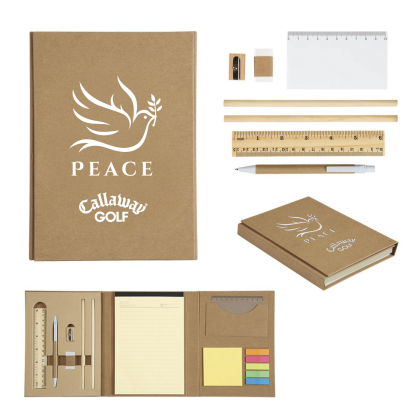 Custom Peace Dove Eco-Friendly Tri-Fold Stationery Set