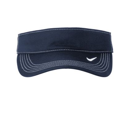 Custom Nike Dri-FIT Ace Visor - Navy Front view