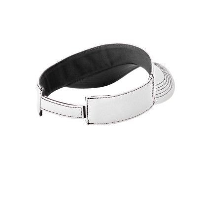 Custom Nike Dri-FIT Ace Visor - White Back view