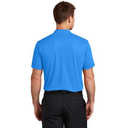 Custom Nike Victory Solid Polo - Light Photo Blue Back view Custom Nike Victory Solid Polo - Light Photo Blue Back view