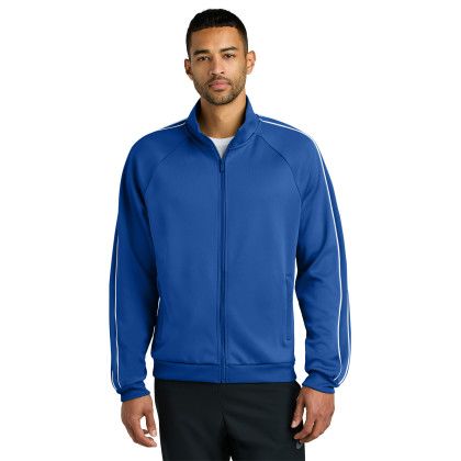 Custom Nike Track Jacket - Game Royal Front View 