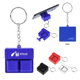 Custom Click Fidget Keychain With Phone Stand Custom Click Fidget Keychain With Phone Stand