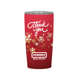 Custom Holiday Thank You 20 oz. Himalayan Tumbler