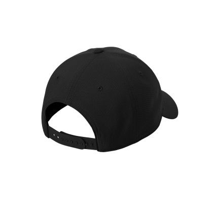 Custom Nike Dri-FIT Swoosh Performance Cap - Black Back view Custom Nike Dri-FIT Swoosh Performance Cap - Black Back view