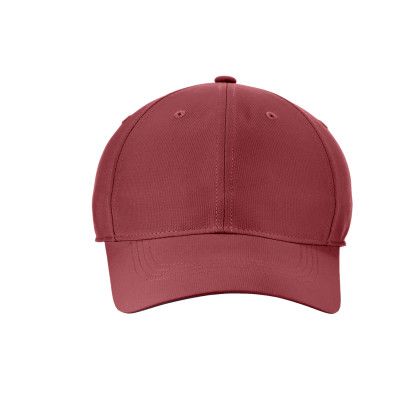 Custom Nike Dri-FIT Tech Fine-Ripstop Cap - Team Red Front view Custom Nike Dri-FIT Tech Fine-Ripstop Cap - Team Red Front view