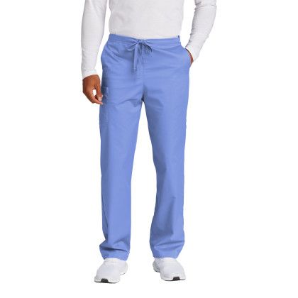 Custom Wink Unisex WorkFlex Cargo Pant - Cell Blue Front View 