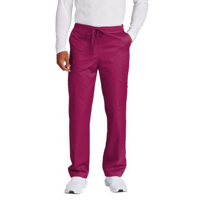 Custom Wink Unisex WorkFlex Cargo Pant - Wine Front View 