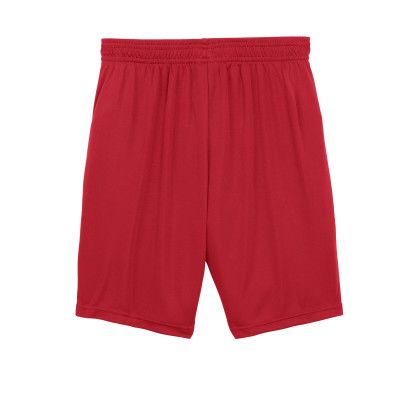 Custom Sport-Tek Youth PosiCharge Competitor Short - True Red Front view
